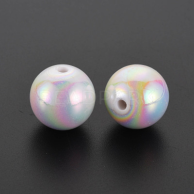 Opaque Acrylic Beads X-MACR-S370-18mm-01-1