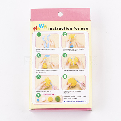 Plastic Knitting Loom for Making Pom Pom X-TOOL-R045-01A-1