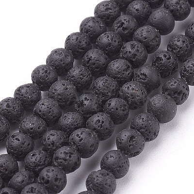 Natural Lava Rock Beads Strands LS-g434-7-1