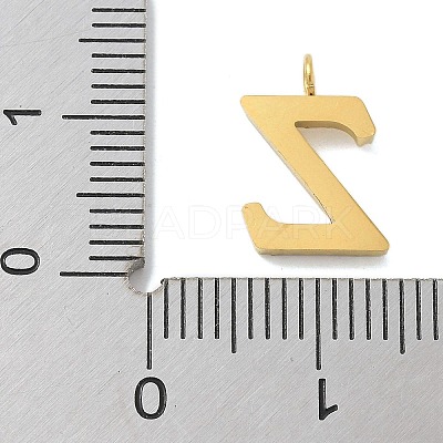 Ion Plating(IP) 304 Stainless Steel Micro Pave Cubic Zirconia Pendants STAS-Z107-03G-25-1