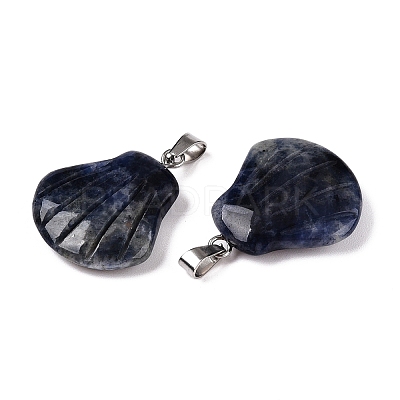 Natural Sodalite Pendants G-T138-208J-1