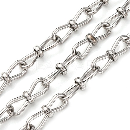 304 Stainless Steel Infinity Link Chains CHS-S012-07P-1