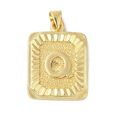 Rack Plating Brass Pendants KK-B092-42G-Q-1