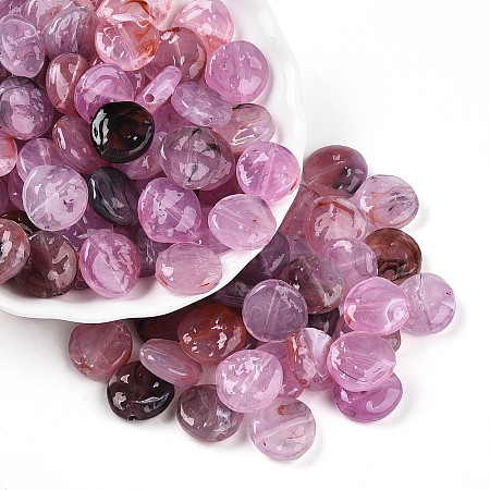 Transparent Acrylic Beads TACR-T028-41D-1