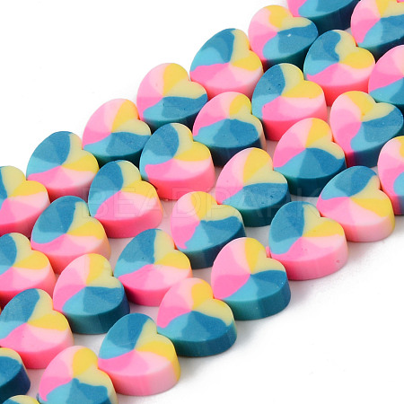 Handmade Polymer Clay Beads Strands CLAY-N008-002D-1