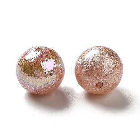UV Plating Opaque Acrylic Beads OACR-L013-002D-1