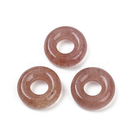 Natural Strawberry Quartz Pendants G-G202-07C-1