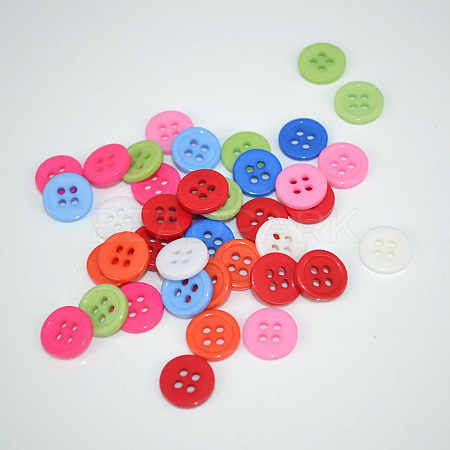 4-Hole Flat Sewing Buttons X-FNA14TY-1