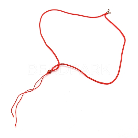 Nylon Pendant Cord Loops NWIR-WH0012-02C-1