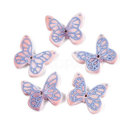 Handmade Porcelain Beads PORC-Q008-02B-1