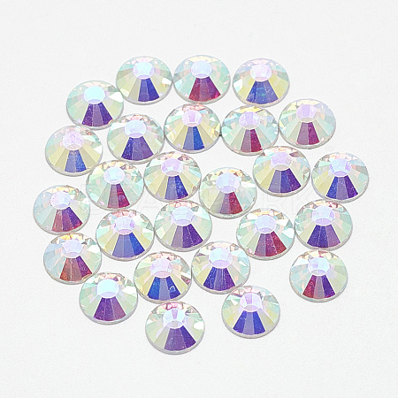 Flat Back Glass Rhinestone Cabochons RGLA-T090-SS50-02-1