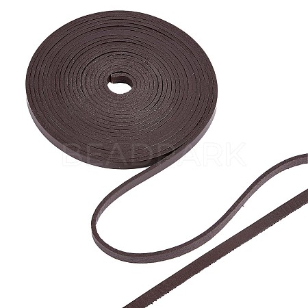 Flat Cowhide Leather Cord WL-GF0001-09B-02-1
