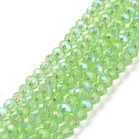 Electroplate Glass Beads Strands LS-EGLA-A034-T8mm-L17-1