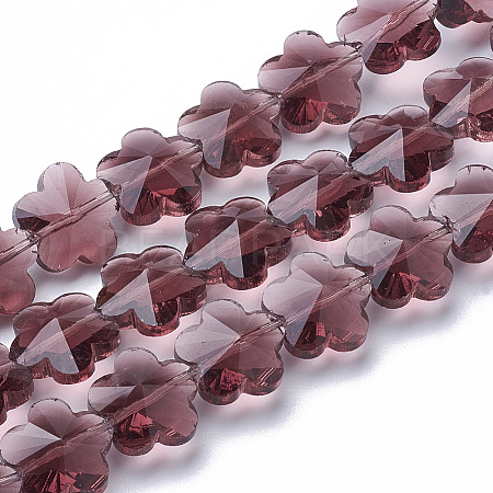 Transparent Glass Beads GLAA-Q066-10mm-C03-1