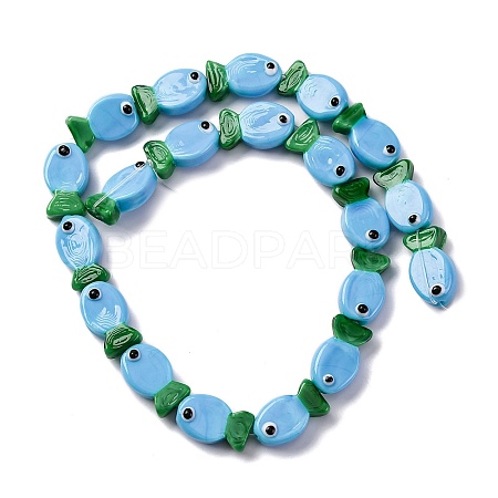 Handmade Lampwork Beads LAMP-R003-01A-1