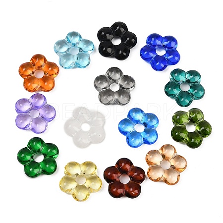 Transparent Glass Beads GLAA-F129-01-1