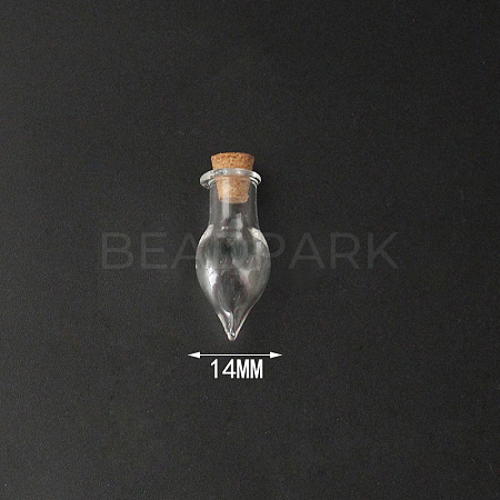 Mini High Borosilicate Glass Bottle Bead Containers X1-BOTT-PW0001-261G-1