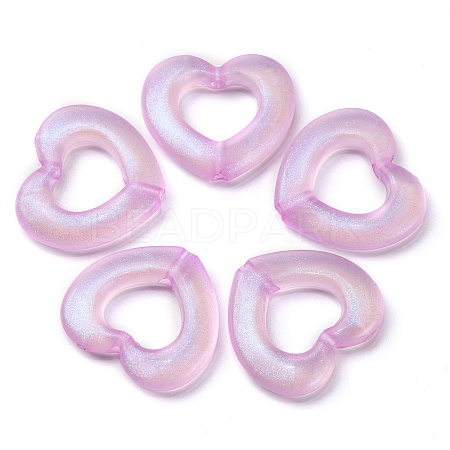 Luminous Transparent Acrylic Beads MACR-D024-19E-1