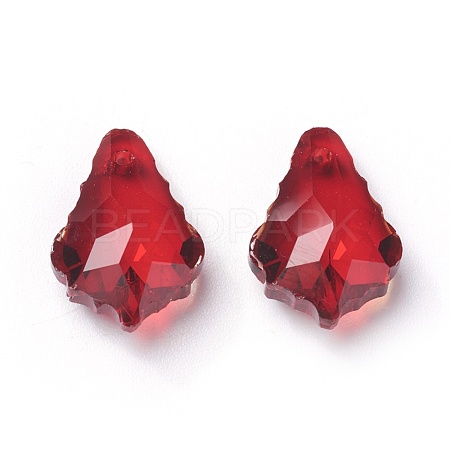 Faceted Glass Pendants GLAA-F068-C14-01-1