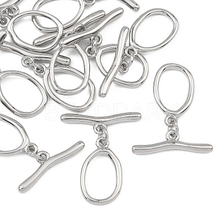 SHEGRACE Brass Toggle Clasps XGRQ58360-790P-1