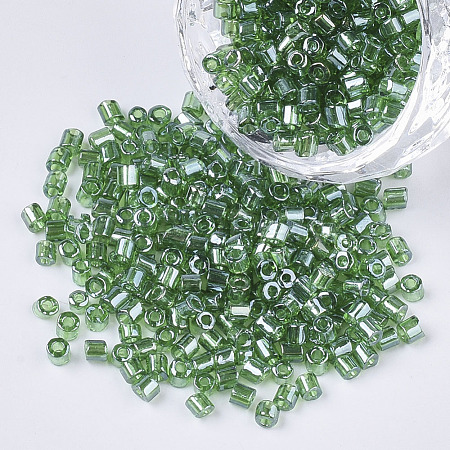 8/0 Two Cut Glass Seed Beads SEED-S033-15A-04-1