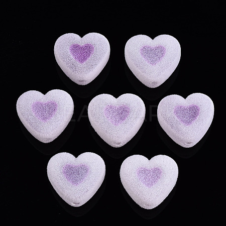 Flocky Acrylic Beads MACR-S275-28D-1