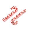 Christmas Candy Cane Handmade Polymer Clay Beads CLAY-P005-04B-2