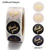 1 Inch Thank You Theme Self-Adhesive Paper Stickers X-DIY-K027-B03-2
