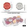 CRASPIRE 60Pcs 4 Colors Adhesive Wax Seal Stickers DIY-CP0006-11A-2