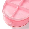 Round Plastic Jewelry Boxes LS-OBOX-F006-08-3