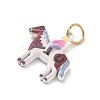 Printed 304 Stainless Steel Pendants SA-CBA109E-03-2