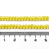 Electroplate Transparent Glass Beads Strands EGLA-A035-T3mm-A03-4