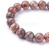 Natural Leopard Skin Jasper Beads Stretch Bracelets BJEW-F380-01-B12-3