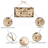 Printed Wood Hanging Wall Decorations WOOD-WH0115-13I-3