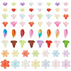 230Pcs 6 Styles Transparent Acrylic Beads OACR-TA0004-39-2