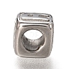 Tarnish Resistant 304 Stainless Steel European Beads OPDL-L020-001R-2