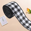 Imitation Burlap Ribbon DIY-WH20048-067B-7