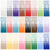 120Pcs 24 Colors Polyester Tassel Decorations HJEW-SP0001-06-1