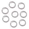 Non-Tarnish 304 Stainless Steel Open Jump Rings X-STAS-F191-12P-C-1