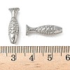 304 Stainless Steel Beads STAS-F320-15D-P-3