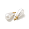 Plastic Imitation Pearl Charms KK-H442-01G-2