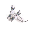 Dragonfly Alloy Rhinestone Brooch LS-PW-WG859D6-01-3
