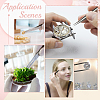 3Sets 3 Colors Stainless Steel Beading Tweezers Sets TOOL-DC0001-01-5