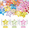 60Pcs 3 Style Cute Spray Painted Iron Snap Hair Clips PHAR-NB0001-07-3