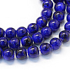 Baking Paint Glass Round Bead Strands LS-DGLA-Q019-8mm-71-1