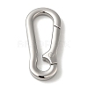 Non-Tarnish 304 Stainless Steel Keychain Clasps STAS-G321-04P-1