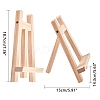 Folding Pine Wood Tabletop Easel AJEW-NB0001-62-2