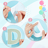 Bohemia Paper Letter Number Decorative Stickers DIY-WH0349-127-3