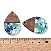 Resin and Walnut Pendants FIND-R051-15E-3
