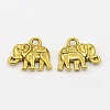 Vintage Elephant Charms A-PALLOY-ZN-47017-AG-F-1